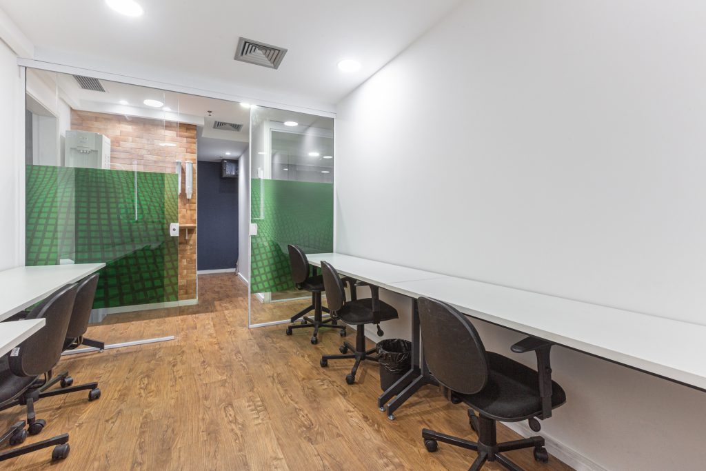Sala privativa na sede da BSR: modelo de um escritório tradicional ficou para trás